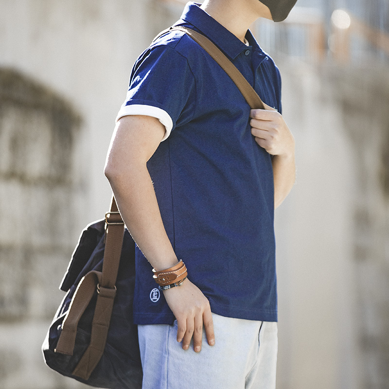 Maden Japanese Vintage Indigo  - Polo Shirt Pique 리뷰 및 가격