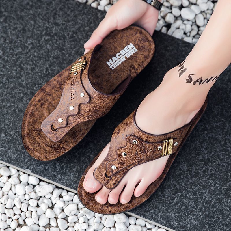 2026 New Men's Flip Flops Genu - Flip Flop Leather Men 리뷰 및 가격