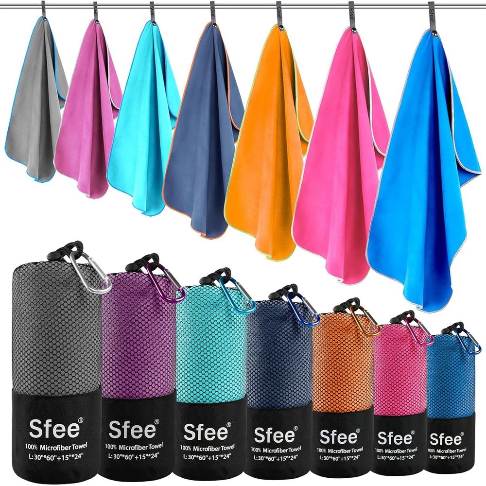 Compact Large Absorbent Travel - Beach Towel Large 리뷰 및 가격
