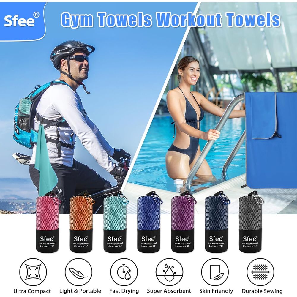 Compact Large Absorbent Travel - Beach Towel Large 리뷰 및 가격