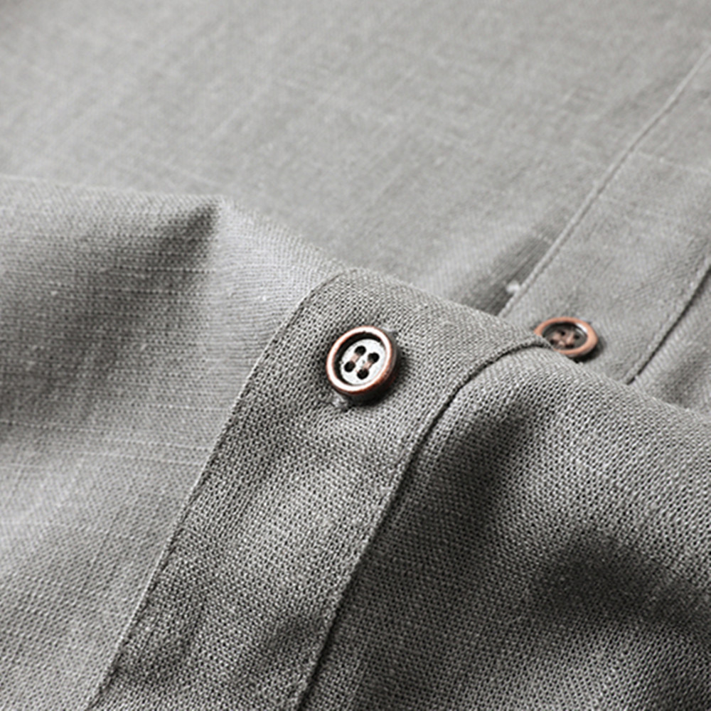 Men's Cotton Linen Tang Suit S - Short Linen Drawstring 리뷰 및 가격