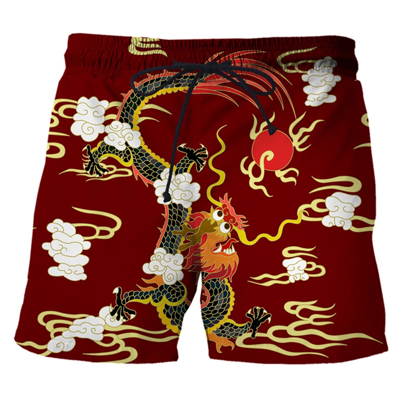 Chinese Dragon 3d Print Swim T - Trunks Board Surf 리뷰 및 가격