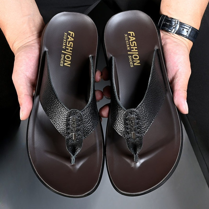 Hot Sale Men's Flip Flops High - Flip Flop Leather Men 리뷰 및 가격