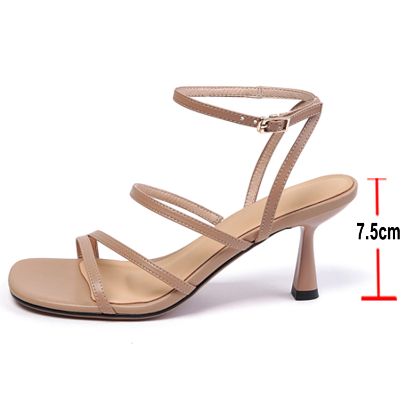 Meotina Sandals Women Shoes Sq - Casual Sandal Leather 리뷰 및 가격